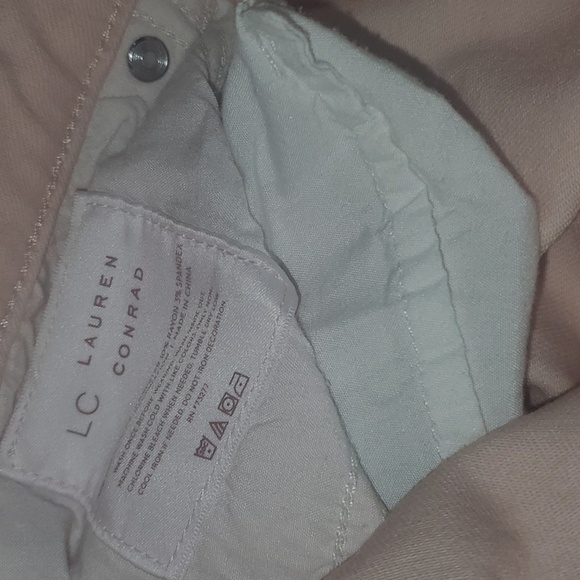 Lauren Conrad Light Pink Jeans Womens Size 2 Skinny Perfect For Summer - Picture 4 of 16